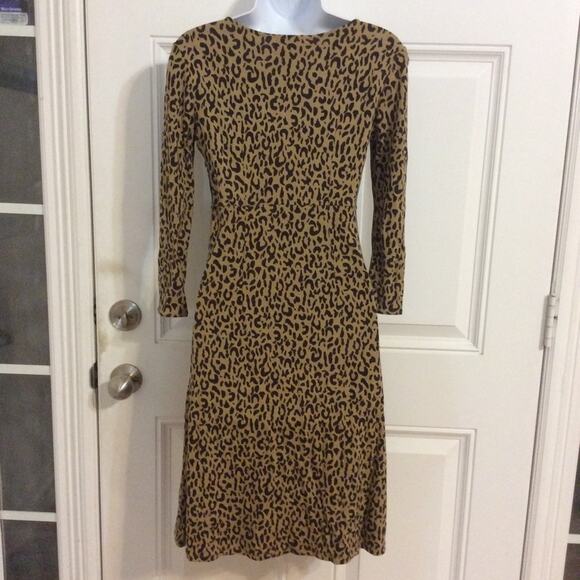 Ann Taylor Loft Animal Print Dress NWOT - Picture 4 of 8